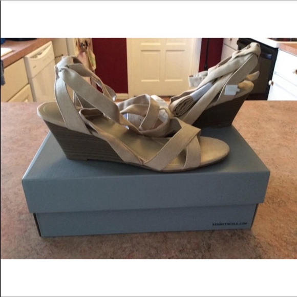 ❤️Brand new nude lace up wedges❤️ - Picture 5 of 6